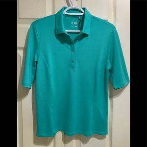 NVO Woman Green Polo shirt in Size Small